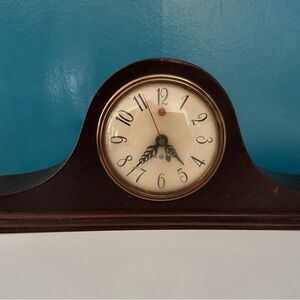 1940's General Electric "Pristine" Solid Wood Mantle Clock